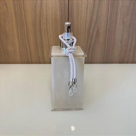 Porta Sabonete Advance em Acrilico Travertinho 20x8cm