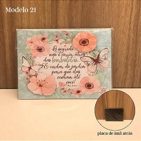 Plaquinha Imã com Frases Diversas modelos 21 ao 44