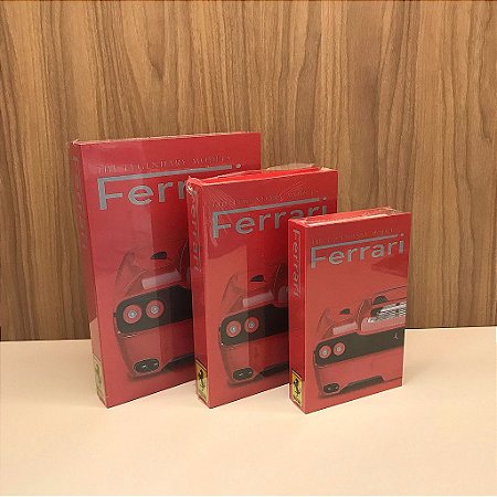 Caixa Livro Ferrari P, M e G