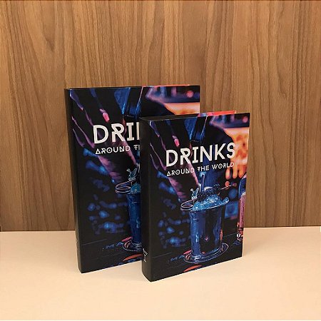 Caixa Livro Drinks M e G