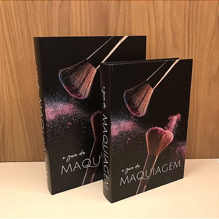 Caixa Livro Maquiagem M e G
