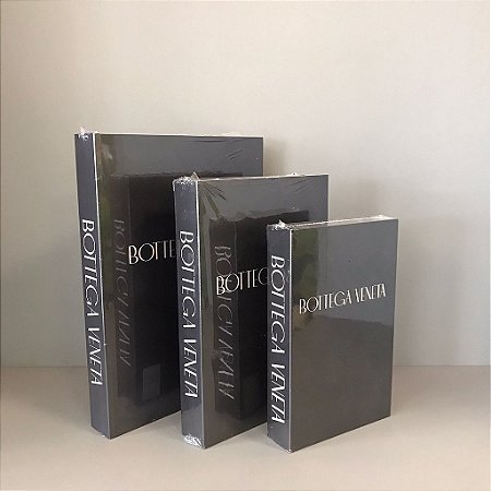 Caixa Livro Bottega Veneta P, M e G