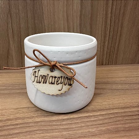 VASO DE CERAMICA 11X9CM C/ FURO