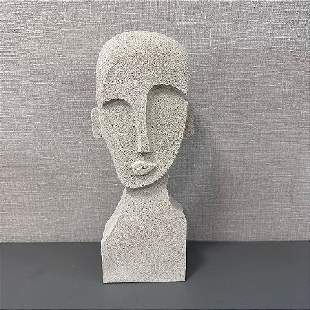 ESCULTURA FACE EM POLIRESINA