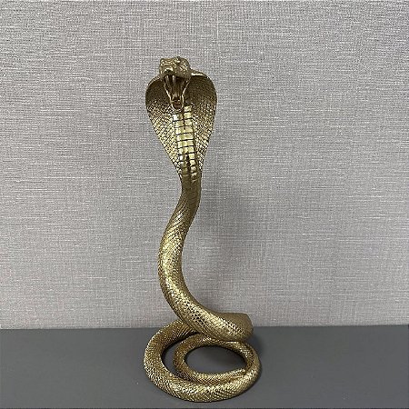 ESCULTURA SERPENTE EM POLIRESINA