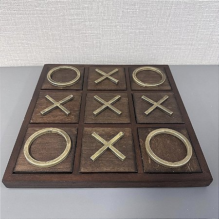 JOGO DECORATIVO EM MADEIRA