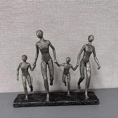 ESCULTURA FAMILIA EM POLIRESINA