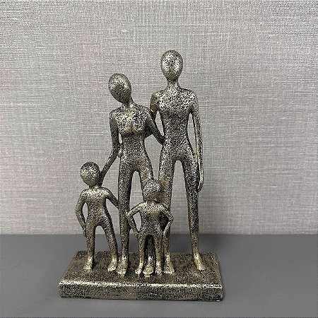 ESCULTURA FAMILIA EM POLIRESINA