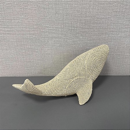 ESCULTURA BALEIA EM POLIRESINA