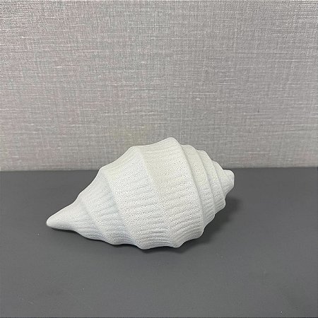 ESCULTURA CONCHA EM CERAMICA
