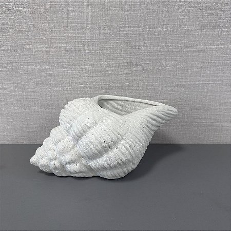 ESCULTURA CONCHA EM CERAMICA