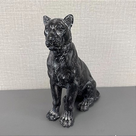 ESCULTURA LEOA EM POLIRESINA