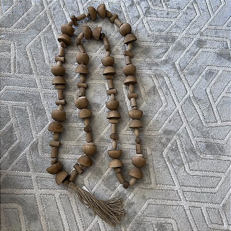 COLAR DECORATIVO EM MADEIRA 60CM