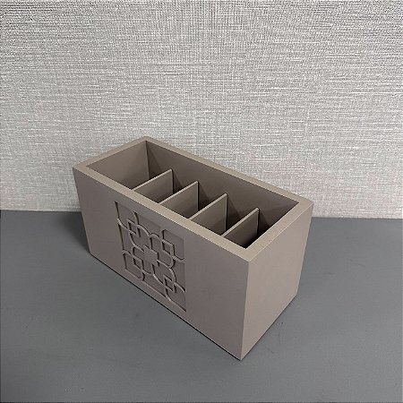 PORTA CONTROLE BEGE 20,5x11x9,5cm