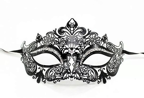 MÁSCARA METAL COM STRASS