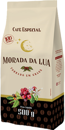 Café Especial Torrado em Grãos - Pacote 500g - Morada da Lua