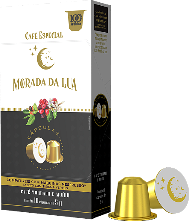 Café em Cápsulas Nespresso - 10 Cápsulas - Morada da Lua