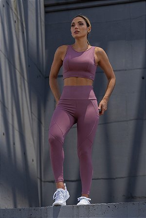 Legging Athletic Pesponto e Bolso