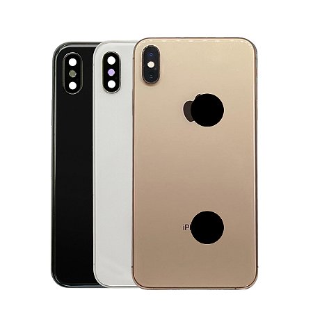 Carcaça iPhone XS Max Completa + Botões e Adesivos