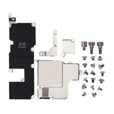 Kit Blindagem Completo iPhone 14 Pro + Parafusos