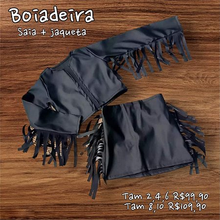 Conjunto boiadeira courino Tam 2