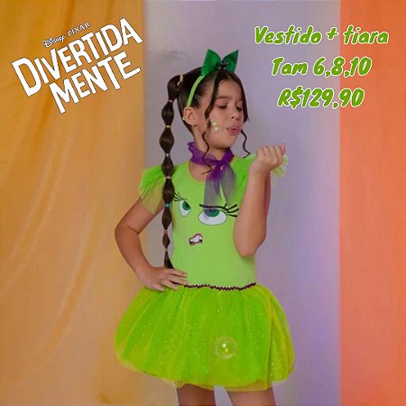 Fantasia Divertidamente Nojinho Tam 6,8,10