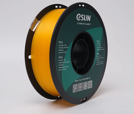 Filamento eSUN PLA Glass Laranja 1KG 1.75MM