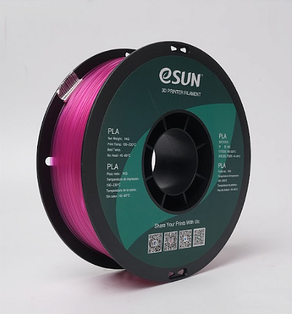 Filamento eSUN PLA Glass Roxo 1KG 1.75MM
