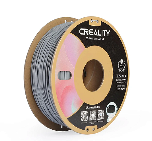 Filamento Creality Cr Pla Cinza 1Kg 1.75mm