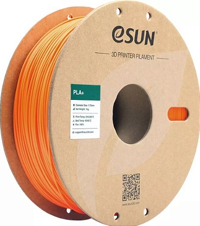Filamento Pla Mais Laranja 1kg 1.75mm Esun