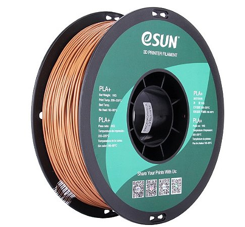 Filamento Pla Mais Marrom Claro 175 1 Kg Esun