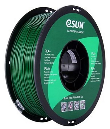 Filamento Pla Mais Verde 1kg 1.75mm Esun