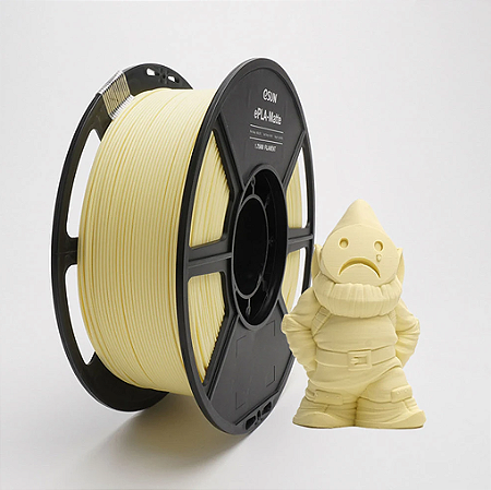 Filamento EPLA Fosco Amarelo Amendoa 1KG 1.75MM Esun
