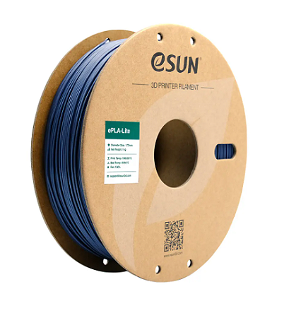 Filamento Epla Lite Cinza 1kg 1.75mm Esun