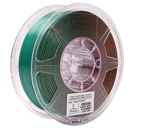 Filamento Epla Silk Mystic Cobre Roxo E Verde 1kg 1.75mm Esun