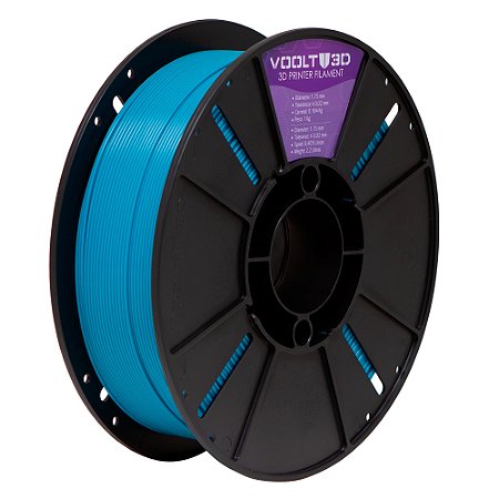 Filamento Voolt Pla Azul Cyan 1kg