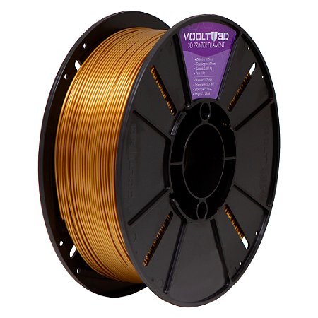 Filamento Voolt PLA Ouro Metalizado  1kg