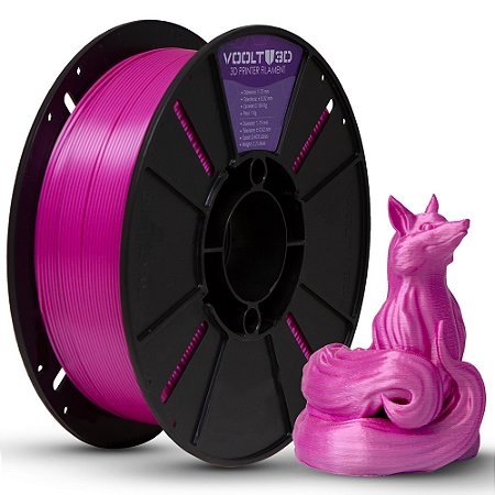 Filamento Voolt PLA Rosa V-Silk  1kg