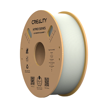 Filamento Creality Hyper Pla Branco 1,75mm 1Kg