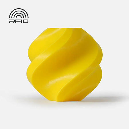 Refil Filamento Bambu Lab PLA Amarelo 1KG 1.75MM