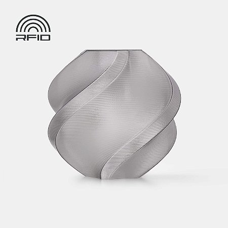Refil Filamento Bambu Lab PETG Translucido Cinza 1KG 1.75MM