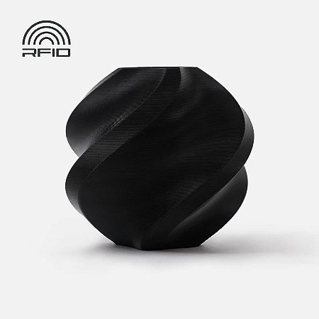 Filamento Bambu Lab PLA Preto C/ Carretel Reutilizável 1KG 1.75MM