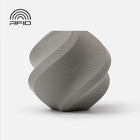 Filamento Bambu Lab PLA Cinza C/ Carretel Reutilizável 1KG 1.75MM