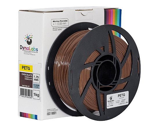 Filamento PETG DynaLabs 1.75mm 1Kg Chocolate