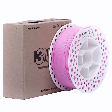 Filamento PLA+ Matte 3NMax 1.75mm 1Kg Rosa