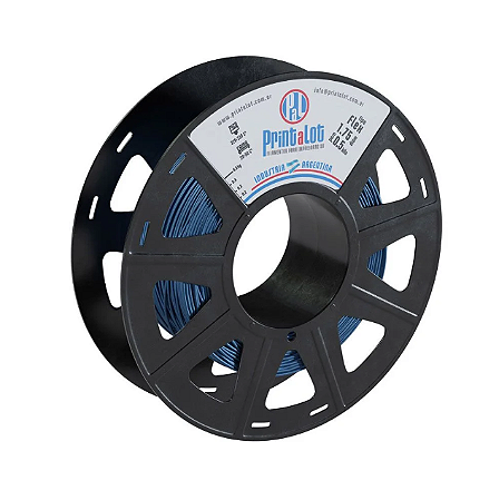 Filamento TPU Flexível Metal Azul Cobalto 1.75mm 500g Printalot