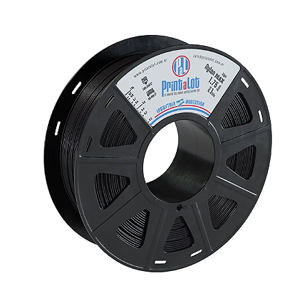 Filamento Nylon Max Preto 1.75mm 1Kg PrintaLot
