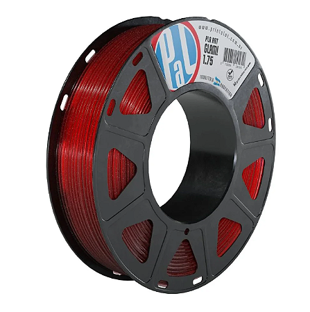 Filamento PLA Art Glam Vermelho Translúcido 1,75mm 250g PrintaLot