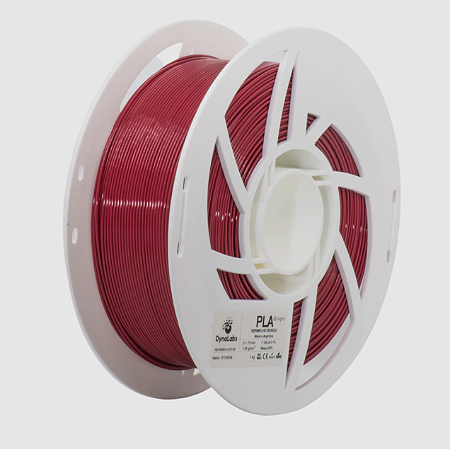 Filamento PLA DynaLabs 1.75mm 1Kg Vermelho Bordo