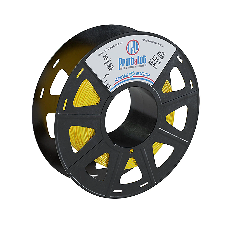 Filamento TPU Flexível Amarelo 1,75mm 500g Printalot